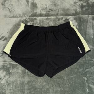 Reebok Running Shorts Black Pastel Green Girl's Size XL Activewear Casual Active